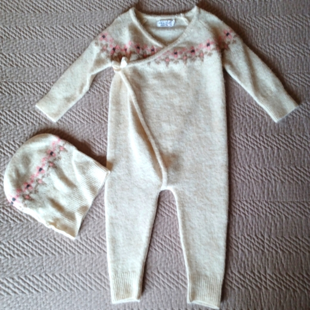 NWOT | Rise Little Earthling | Cozy wrap romper | 6-12 months